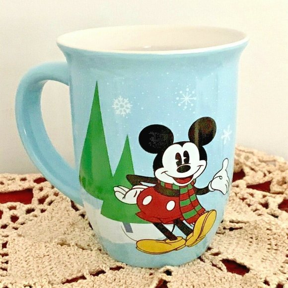 Disney Christmas Coffee Cup Mug Mickey Mouse Ho Ho Ho - Picture 2 of 7